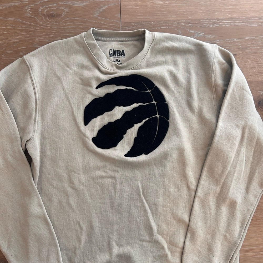 NBA Tan Sweatshirt with Black Graphic